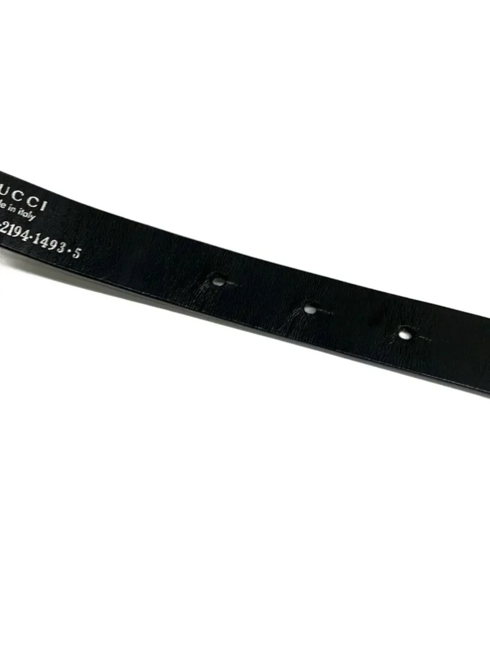 Gucci Belt 75 30 Black Leather
